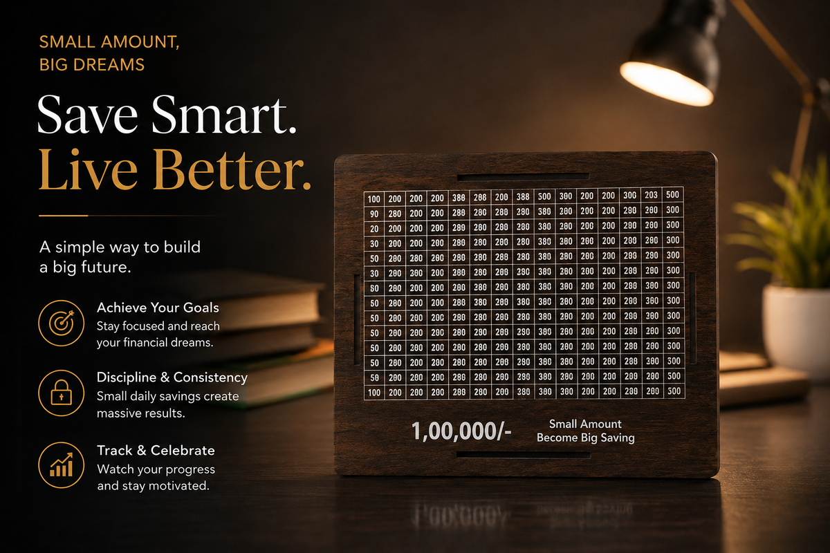 Wooden Money Bank