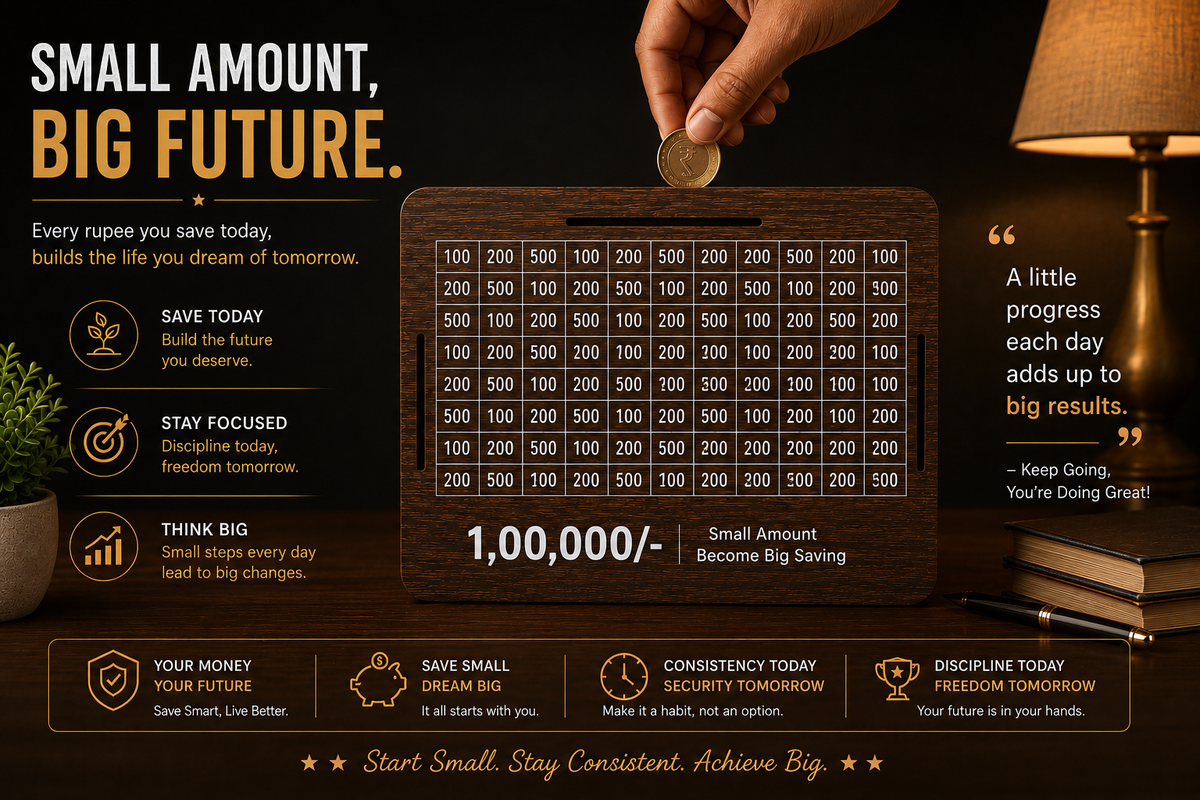 Wooden Money Bank